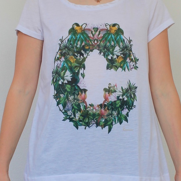 White "C" Tee - Picture 3 of 4